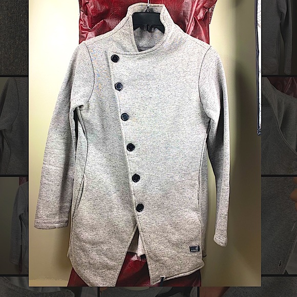 Long Cotton Italian Sweater Jacket - Picture 2 of 14